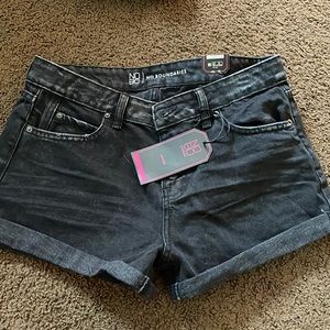 NOBO black jean shorts